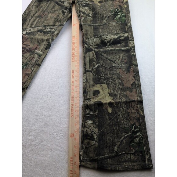 Mossy Oak Camouflage Break -Up Infinity Jeans Mens Sz 32x32 Hunting 5 Pockets - Picture 3 of 13